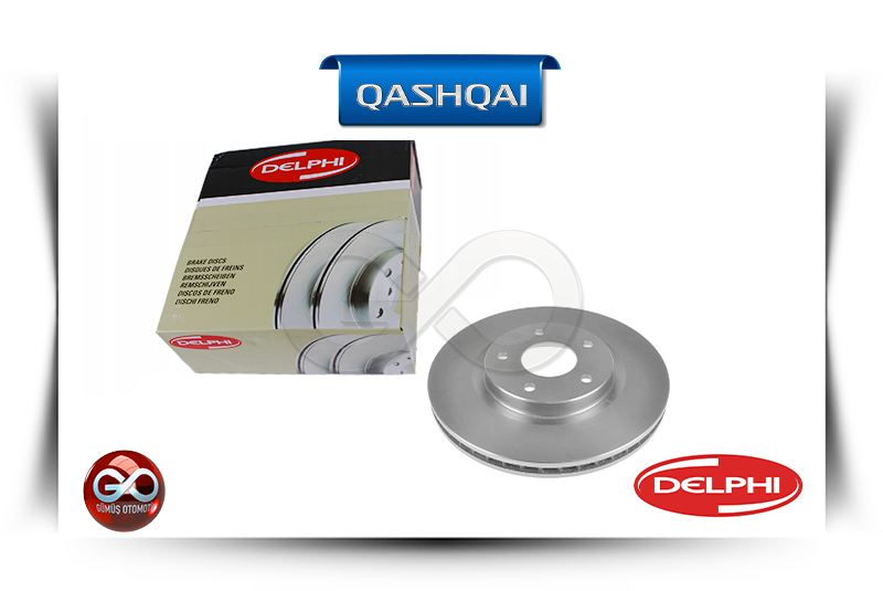 40206-JD00A <br>ÖN FREN DİSKİ "TAKIM-2 ADET"<br>QASHQAI - J10E - Gümüş Otomotiv