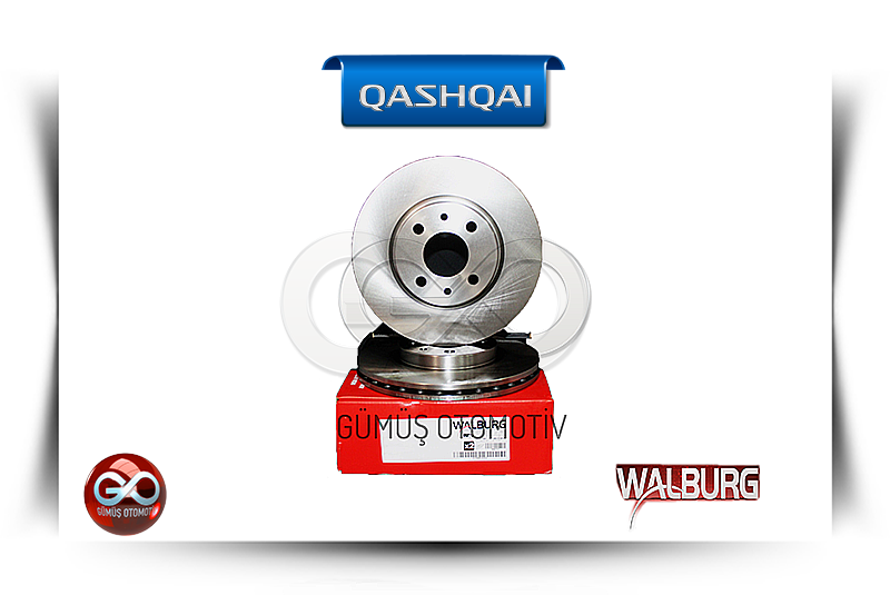 40206-JD00A <br>ÖN FREN DİSKİ "TAKIM-2 ADET"<br>QASHQAI - J10E - Gümüş Otomotiv