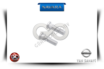 Ön porya bijon seti, metal dişli cıvatalar ve halka—Nissan Yan Sanayi
