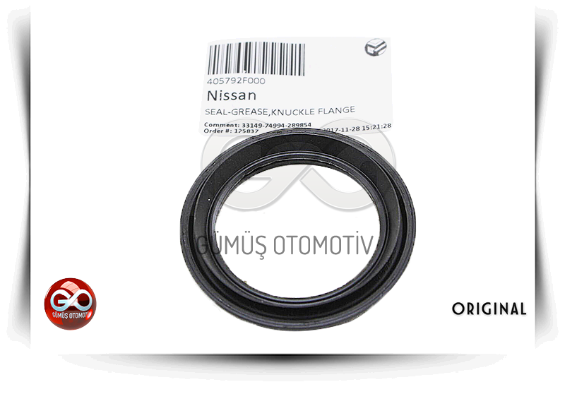 Ön akson üst keçesi, paket üstünde etiketli—ORIGINAL