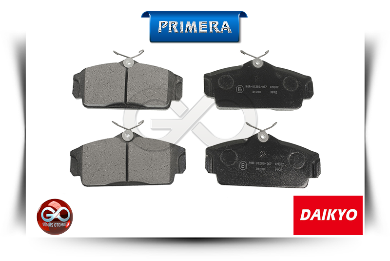 41060-2F525 <br>ÖN FREN BALATASI<br>PRIMERA = P11E = GA16DE = 1600 cc = BENZİNLİ - Gümüş Otomotiv