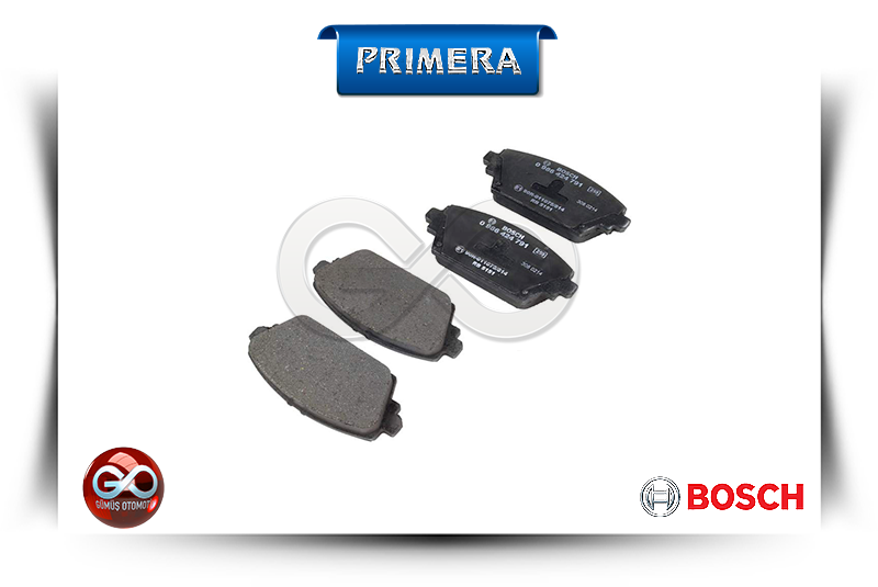 41060-4U127<br>ÖN FREN BALATALARI<br>PRIMERA>>P12E >>QG16DE>>1600 cc >>BENZİNLİ - Gümüş Otomotiv