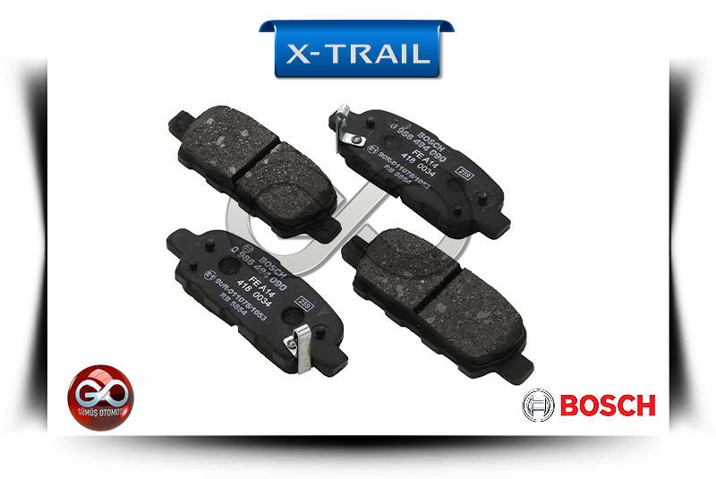 44060-8H385<br>ARKA FREN BALATALARI<br>X-TRAIL = T30 = QR20DE = 2000 cc = BENZİNLİ - Gümüş Otomotiv