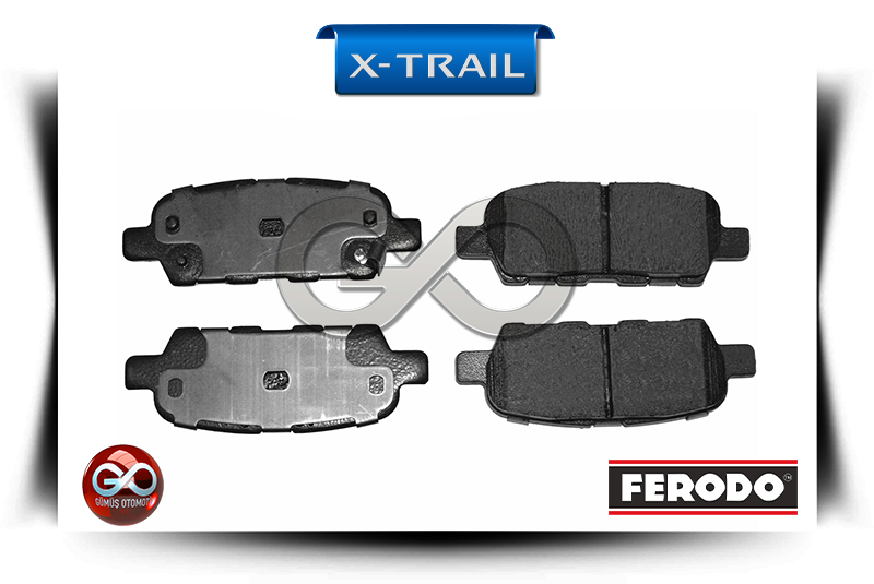 44060-8H385<br>ARKA FREN BALATALARI<br>X-TRAIL = T30 = QR20DE = 2000 cc = BENZİNLİ - Gümüş Otomotiv