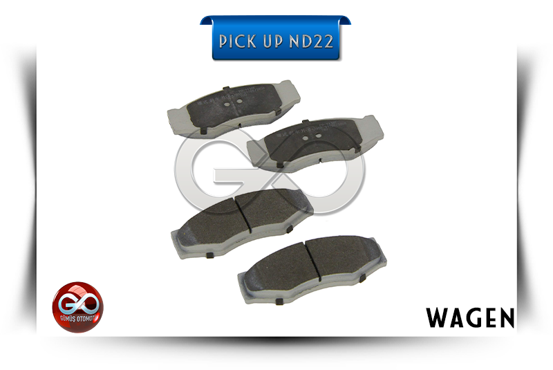 41060-VK190<br>ÖN FREN BALATASI >> TAKIM<br> PICK UP = ND22 = YD25DDTI = 2500 cc = DİZEL - Gümüş Otomotiv