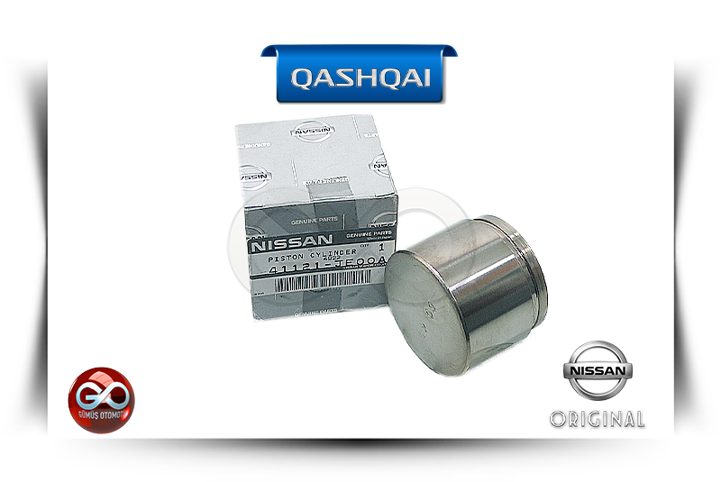 41121-JE00A  <br>ÖN FREN KALİPER PİSTONU<br>QASHQAI - J10E - Gümüş Otomotiv
