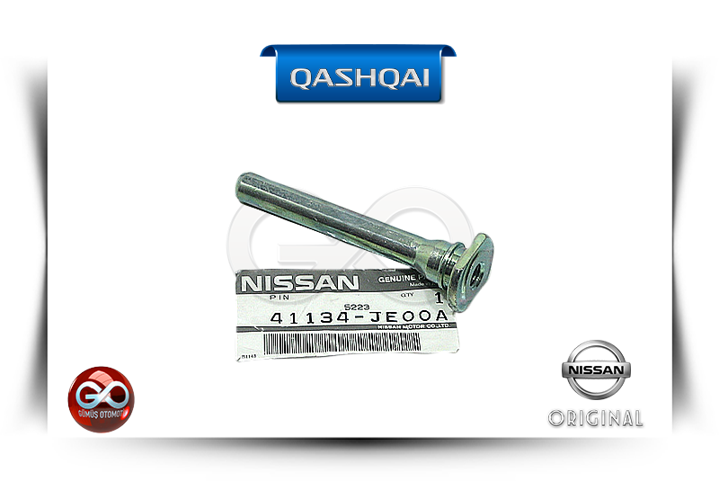 41133-JE00A<br>ÖN FREN KALİPER PİMİ<br>QASHQAI - J10E - Gümüş Otomotiv