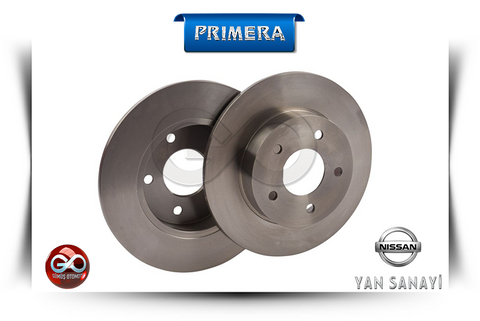 43206-4U101<br>ARKA FREN DİSK<br>PRIMERA>>P12E >>QG16DE>>1600 cc >>BENZİNLİ - Gümüş Otomotiv