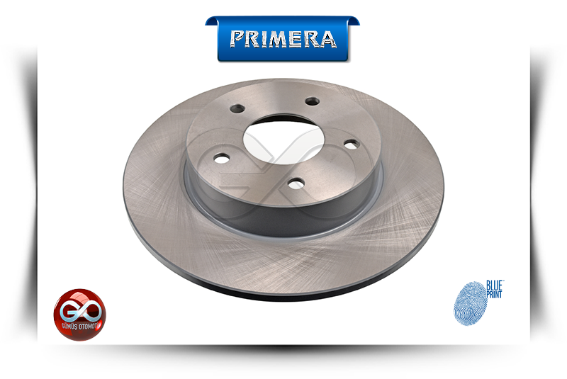 43206-4U101<br>ARKA FREN DİSK<br>PRIMERA>>P12E >>QG16DE>>1600 cc >>BENZİNLİ - Gümüş Otomotiv