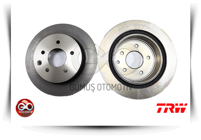 43206-8H701<br>ARKA FREN DİSKİ "TAKIM - HAVALI"<br>QASHQAI - J10E - Gümüş Otomotiv