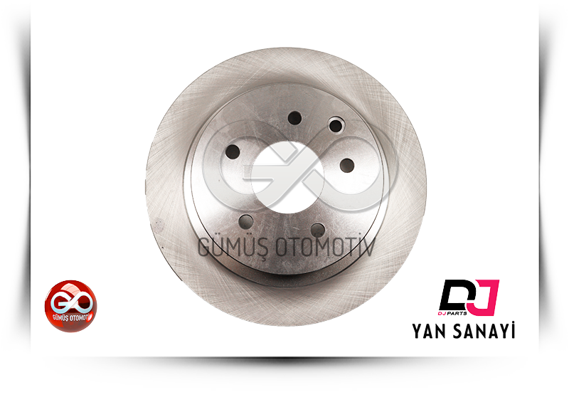 43206-8H701<br>ARKA FREN DİSKİ "TAKIM - HAVALI"<br>QASHQAI - J10E - Gümüş Otomotiv
