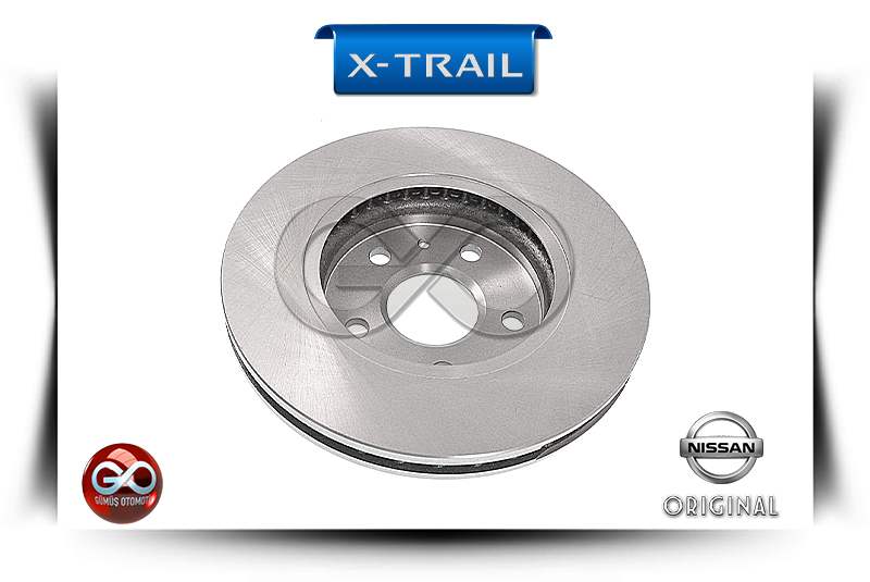 43206-8H701<br>ARKA FREN DİSK<br>X-TRAIL = T30 = QR20E = 2000 cc = BENZİNLİ - Gümüş Otomotiv