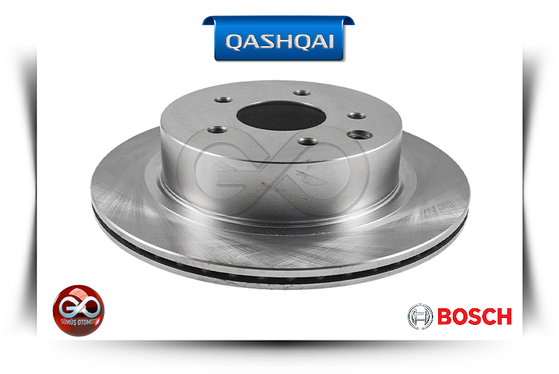 43206-8H701<br>ARKA FREN DİSKİ "TAKIM - HAVALI"<br>QASHQAI - J10E - Gümüş Otomotiv