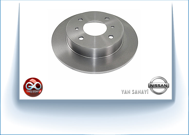 43206-99J00<br>ARKA FREN DİSK = TAKIM<br>ALMERA = N16E = QG15DE = 1500 cc = BENZİNLİ - Gümüş Otomotiv