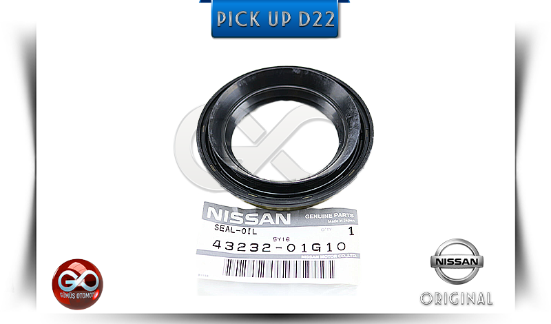 43232-01G00<br>ARKA AKS DIŞ KEÇESİ = SAĞ=SOL<br>PICK UP = D22 = TD27 = 2700 cc = DİZEL - Gümüş Otomotiv