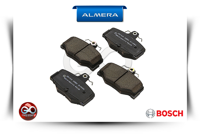 44060-3F085<br>ARKA FREN BALATALARI<br>ALMERA = N16E = QG15DE = 1500 cc = BENZİNLİ - Gümüş Otomotiv