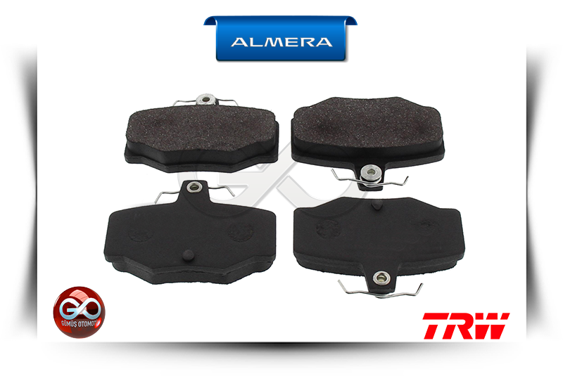 44060-3F085<br>ARKA FREN BALATALARI<br>ALMERA = N16E = QG15DE = 1500 cc = BENZİNLİ - Gümüş Otomotiv