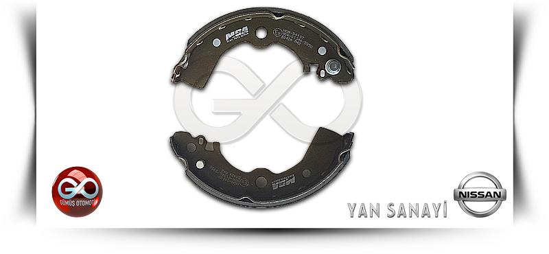 44060-50Y25 <br>ARKA FREN KAMPANA BALATALARI<br>SUNNY >>B13>>GA16DE >>1600 cc>>BENZİNLİ - Gümüş Otomotiv