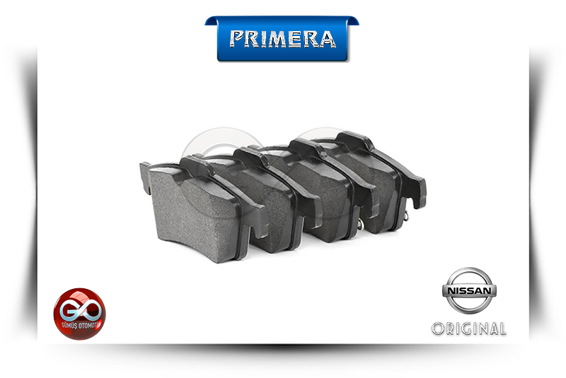 44060-AV625<br>ARKA FREN BALATALARI<br>PRIMERA>>P12E >>QG16DE>>1600 cc >>BENZİNLİ - Gümüş Otomotiv