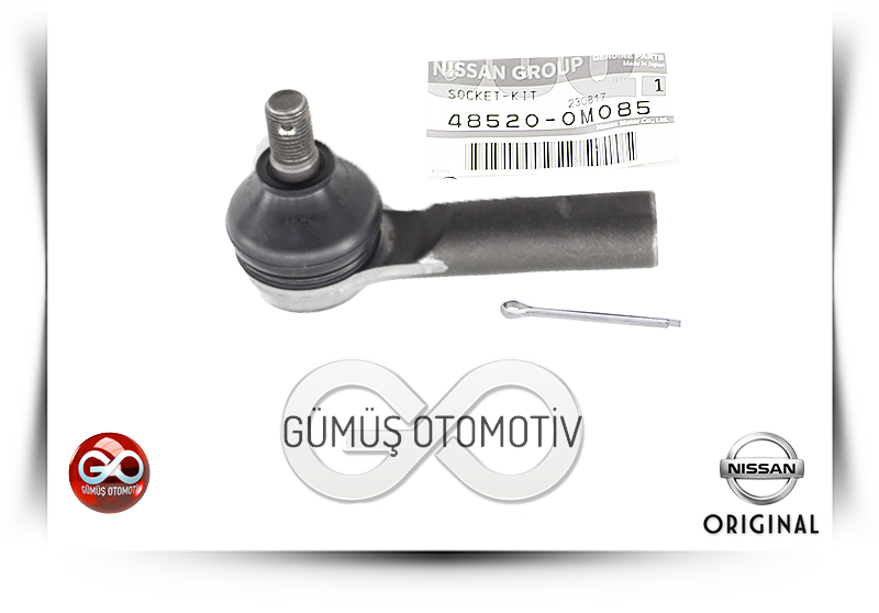48520-0M085<br>DİREKSİYON ROT BAŞI = SAĞ = SOL<br>MAXIMA = A32 = VQ20DE = 2000 cc = BENZİNLİ - Gümüş Otomotiv