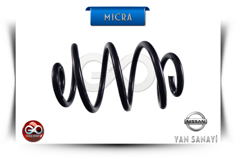 55020-1HA1A<br>ARKA AMORTİSÖR HELEZON<br>MICRA = K13E = HR12DE = 1200 cc = BENZİNLİ - Gümüş Otomotiv