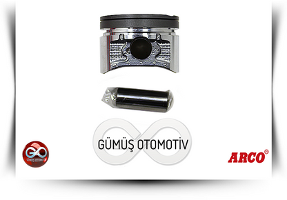 ARCO piston takımı: piston ve piston pimi, aksesuar seti