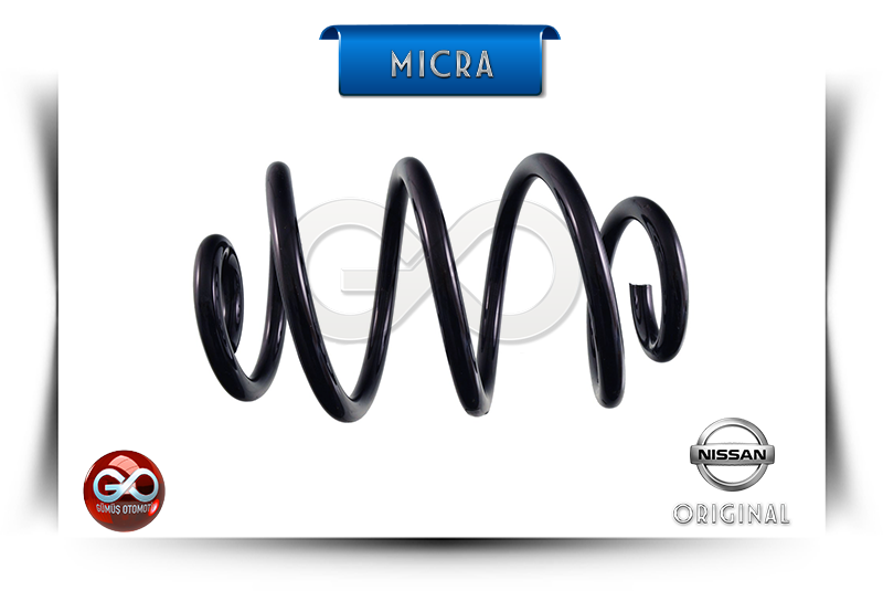 55020-1HA1A<br>ARKA AMORTİSÖR HELEZON<br>MICRA = K13E = HR12DE = 1200 cc = BENZİNLİ - Gümüş Otomotiv