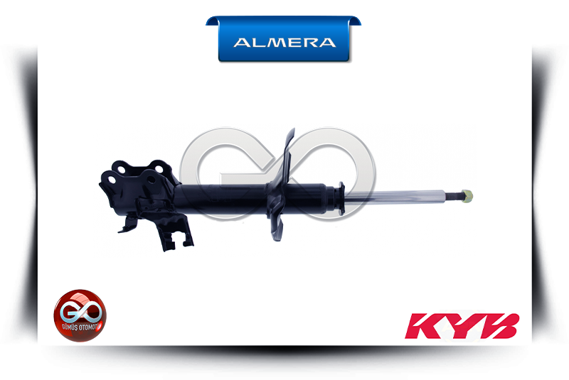54303-BM425<br>ÖN AMORTİSÖR = SOL<br>ALMERA = N16E = QG15DE = 1500 cc = BENZİNLİ - Gümüş Otomotiv