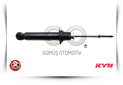 KYB ön amortisör, siyah gövdeli piston kolu ve metal uç