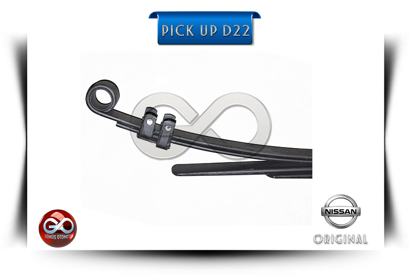 Nissan Pick-up D22 siyah bağlantı çubukları, orta gövde ve halka bağlantı detayı