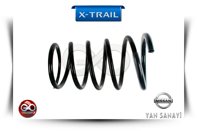 55020-8H712<br>ARKA AMORTİSÖR HELEZON<br>X-TRAIL = T30 = QR20DE = 2000 cc = BENZİNLİ - Gümüş Otomotiv