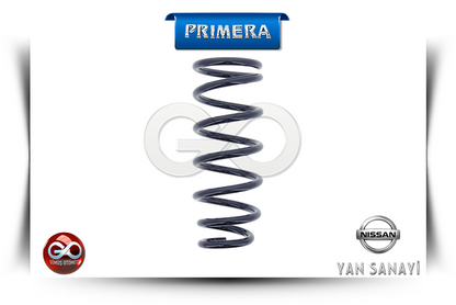 Arka amortisör helezon yayı, siyah spiral çelik yay, YAN SANAYİ