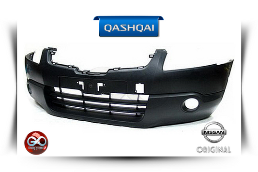 62022-JD000 <br>ÖN TAMPON (2. VERSİYON)"FAR YIKAMA DELİKSİZ"<br>QASHQAI-J10E-K9K-1500 cc DİZEL - Gümüş Otomotiv