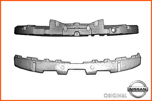 62090-BR00A <br>ÖN TAMPON DARBE EMİCİ "ÜST - 2. VERSİYON"<br>QASHQAI - J10E - Gümüş Otomotiv