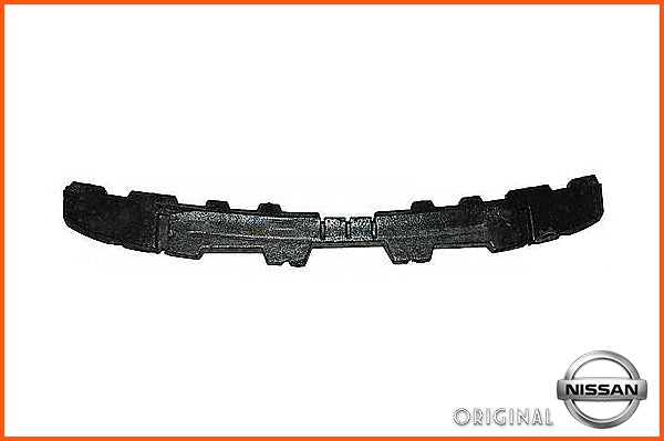 62090-BR01A siyah tampon alt kaplama, orta gri metal parça, Nissan Original amblemi