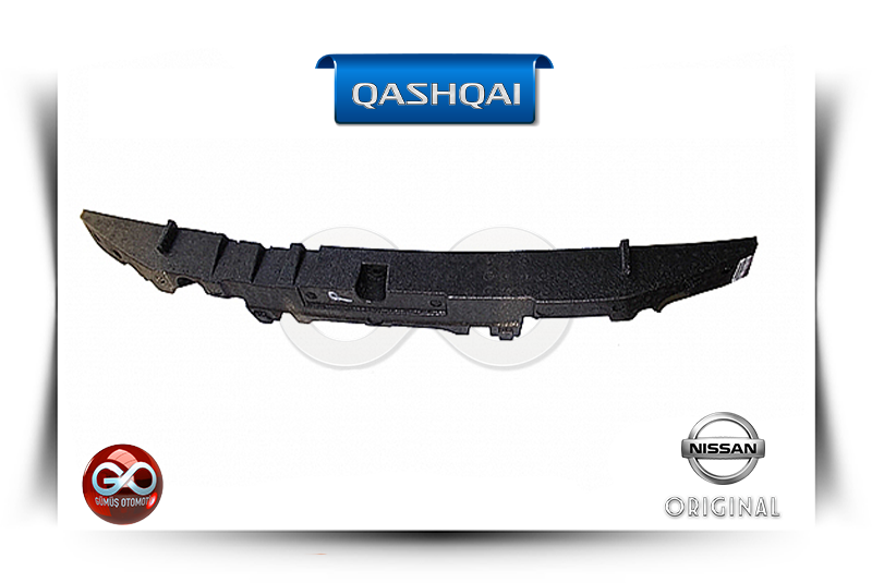 62090-JD000 <br>ÖN TAMPON DARBE EMİCİ  "ÜST - 1. VERSİYON"<br>QASHQAI-J10E - Gümüş Otomotiv