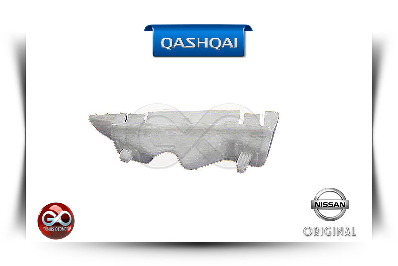 62223-JD000 <br>ÖN TAMPON BAĞLANTI BRAKETİ SOL (1. VERSİYON)<br>QASHQAI - J10E - Gümüş Otomotiv