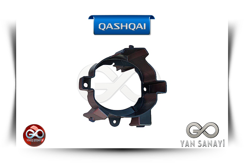 62257-JD01A <br>ÖN TAMPON SİS FAR ÇERÇEVESİ SAĞ  "1. VERSİYON - AÇIK"<br>QASHQAI - J10E - Gümüş Otomotiv