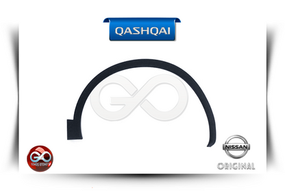 Sol ön çamurluk dodik, orijinal Nissan logosu, siyah kavisli parça