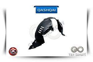 63840-JD50A <br>ÖN ÇAMURLUK DAVLUMBAZI>>SAĞ>>1.VRSYN<br>QASHQAI>>J10E>>K9K>>1500TD cc>>DİZEL QASHQAI>>J10E>>HR16DE>>1600 cc>>BENZİNLİ QASHQAI>>J10E>>MR20DE>>2000 cc>>BENZİNLİ