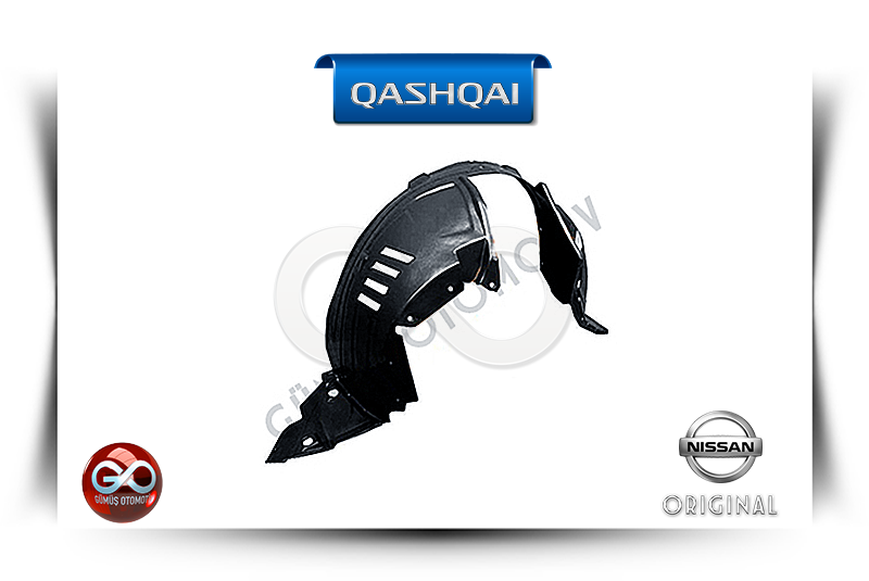 Siyah plastik otomobil yedek parça, Nissan ORJİNAL etiketi