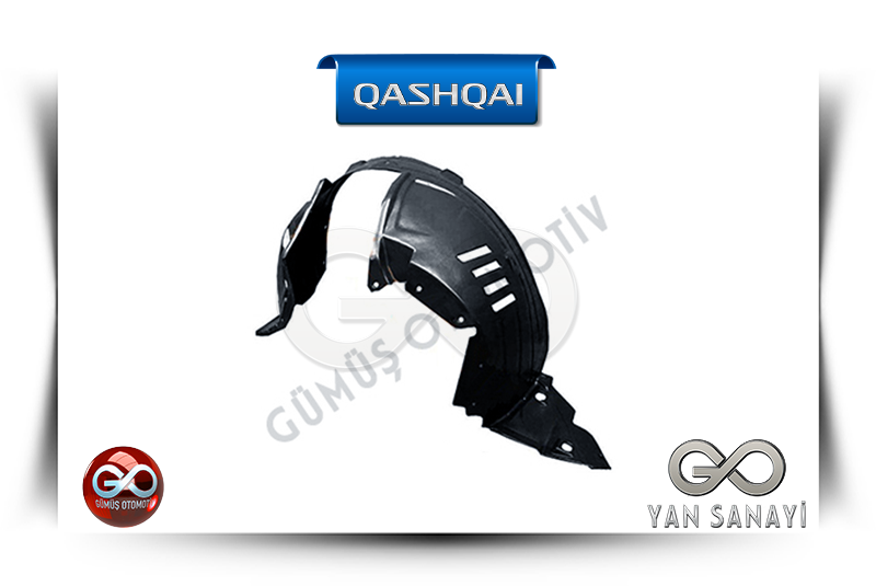 63841-JD50A <br>ÖN ÇAMURLUK DAVLUMBAZI "SOL"<br>QASHQAI - J10E - Gümüş Otomotiv