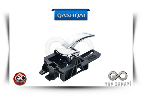 80671-JD000<br>KAPI İÇ AÇMA KOLU "SOL"<br>QASHQAI-J10E - Gümüş Otomotiv