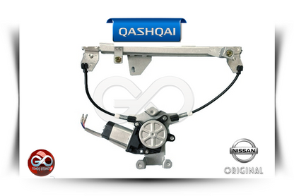 Pencere cam kriko mekanizması, elektrik motorlu metal şase ve kablolu