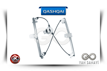 Qashqai cam krikosu mekanizması, metal kızaklı, yan sanayi