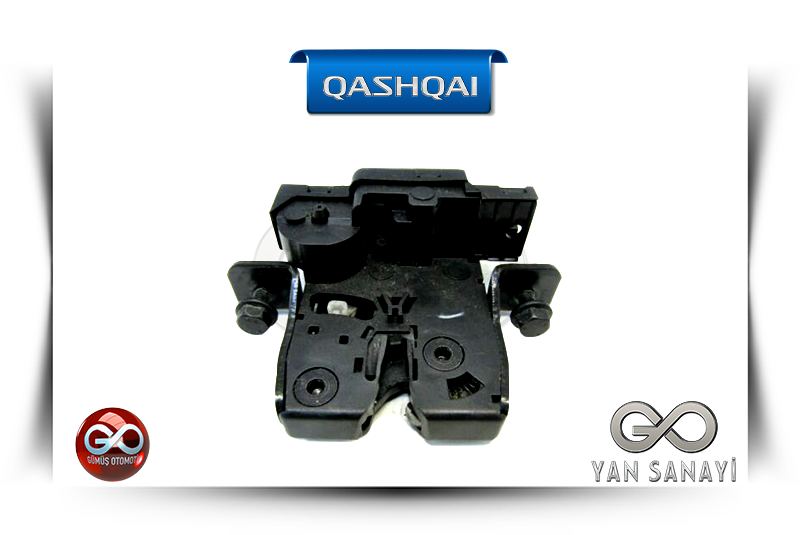 90502-AV70A <br> KOMPLE BAGAJ KİLİT<br>QASHQAI-J10E - Gümüş Otomotiv