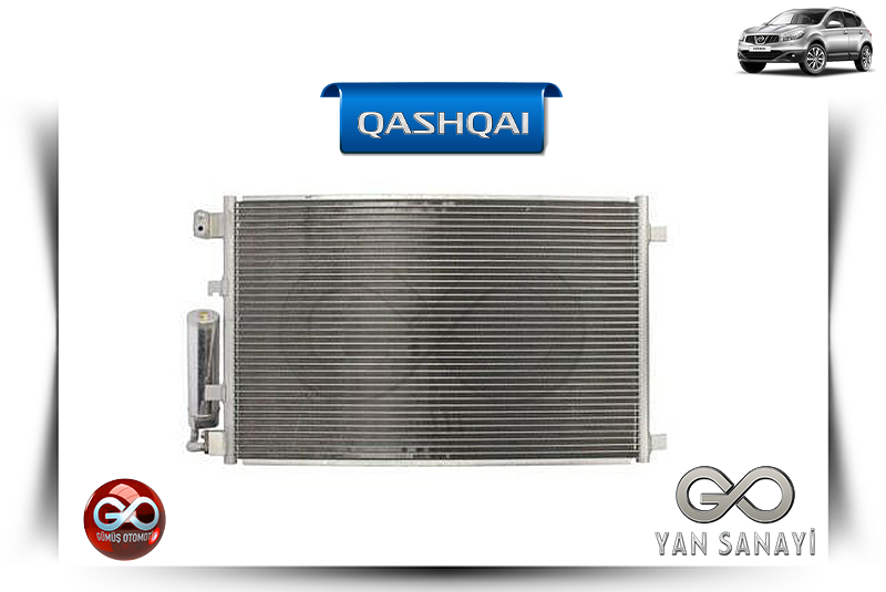 92100-JD200<br> KLİMA RADYATÖRÜ<br> QASHQAI - J10E - MR20DE - 2000 cc DİZEL - Gümüş Otomotiv