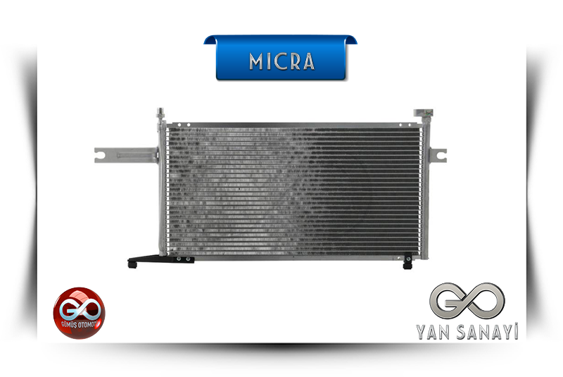 92110-50B00<br>KLİMA RADYATÖRÜ<br>MICRA-K11E-CG13DE-1300 cc BENZİNLİ - Gümüş Otomotiv