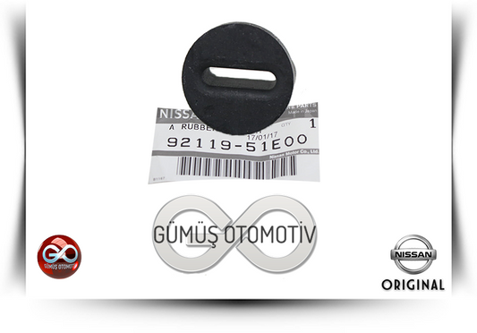 92119-51E00<br>KLİMA RADYATÖRÜ ALT TAKOZU <br>MAXIMA = A32 = VQ20DE = 2000 cc = BENZİNLİ - Gümüş Otomotiv