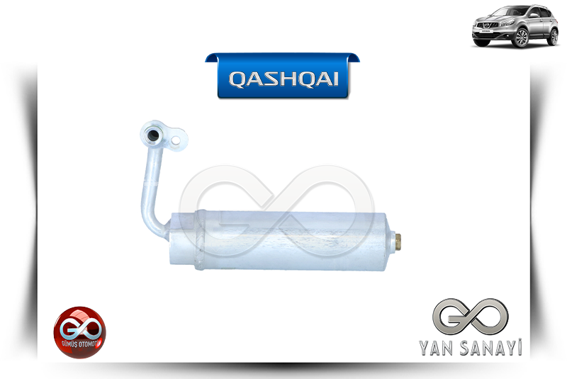 92131-JD20A<br> KLİMA GAZ TANKI<br> QASHQAI - J10E - MR20DE - 2000 cc DİZEL - Gümüş Otomotiv